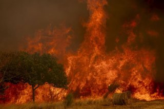 Les feux ravagent l'Espagne depuis plusieurs semaines. KEYSTONE/EPA/BRAIS LORENZO